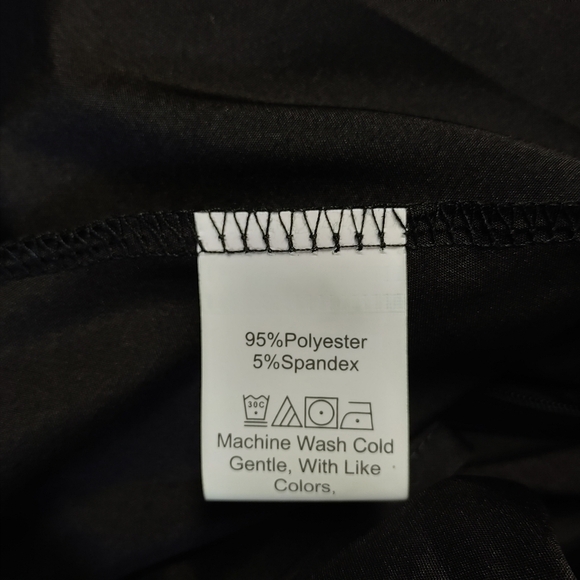 Sucrefas Women's Black Fit & Flare V-Neck Sleeveless Dress Size M NWT - Picture 8 of 8